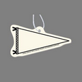 Paper Air Freshener Tag W/ Tab - Pennant Flag